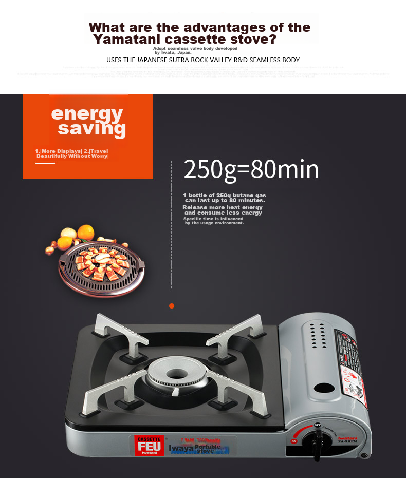 Iwatani ZA-3LS Portable Gas Stove, Camping Cooker, Outdoor Cooking Equipment, Camping Burner for Gatherings And Picnics 13