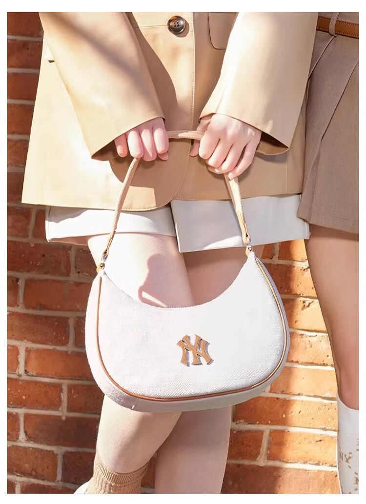 MLB Vintage Floral Pattern Crossbody Bag, Versatile Commuter Bag, Birthday Gift, 3ABQS014N-50CGL 7