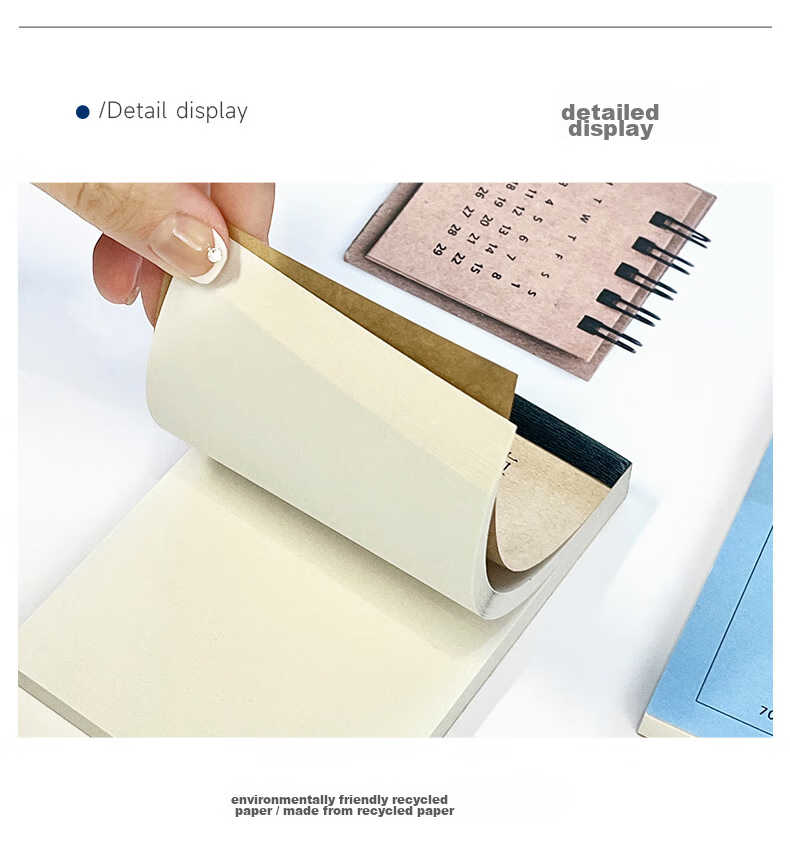 Nakabayashi A6/100-Page Recycled Paper Tear-Off Notepad, Draft Notebook, A6 Memo Pad/100 Sheets 8