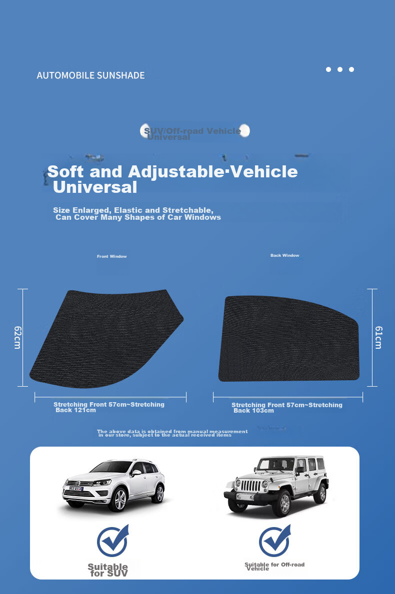 KOOLIFE Car Sunshade, Window Sunshade, Anti-UV Cover, Side Window Sunshade, Mosquito Net, Screen Window, Heat Insulation, Anti-Willow Polle 15