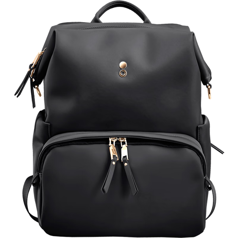 Echolac Backpack for Women, Fashionable Travel Bag, Casual Laptop Bag, Versatile Trendy Bag, Gift for Girlfriend, CKP2075 Starlight Black