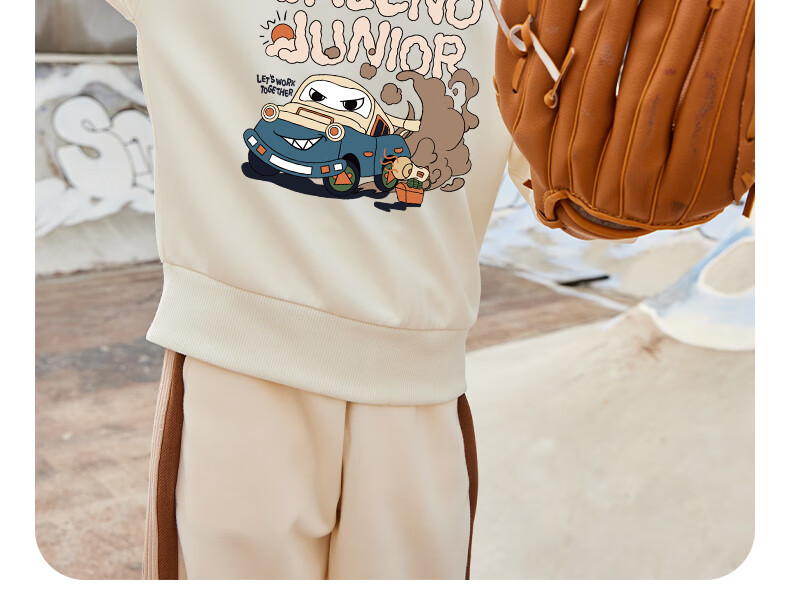 Baleno Boys' Sweatshirt, Spring And Autumn 2025 Collection, Trendy Casual Round Neck Top for Boys, Children's Autumn Clothing, Sports Sweatshirt 16