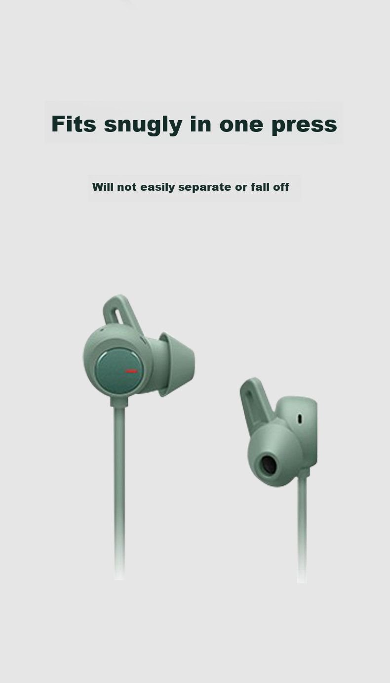 Masentek ES22 Compatible with Huawei Freelace Pro Bluetooth Earphones, Ear Tips And Earbuds, 2 HUAWEI Soft Silicone Covers Replacement Accessories, Sports Anti-Slip, Small Green Size, 1 Pair 6
