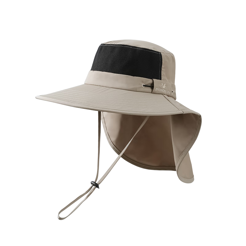 MISSION UV Sun Protection Hat for Men, Wide Brim Fishing Bucket Hat, Hiking Cap, Summer Outdoor UV Protection Wide-Brimmed Sun Hat