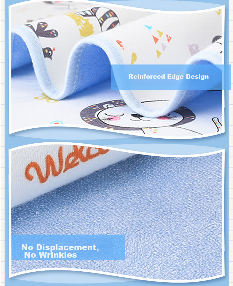 9I9 Baby Diaper Pad, Washable Pure Cotton Waterproof, Newborn Large Size Leak-Proof Bed Mat, 100*70cm 11