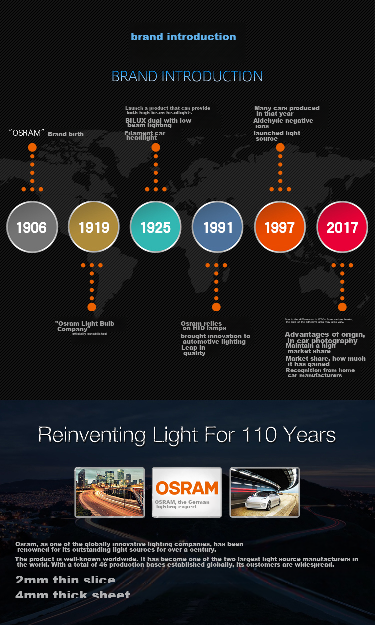 OSRAM Automotive Bulb, Headlight, High Beam, Low Beam, Halogen Lamp, Bright White Blue H1 [4000K], 12V 55W 9