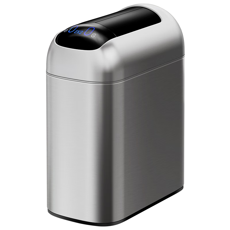 EKO Smart Sensor Trash Can 10L Stainless Steel Large Household Bathroom Gap Recommended by Zhang Ruoyun 9100