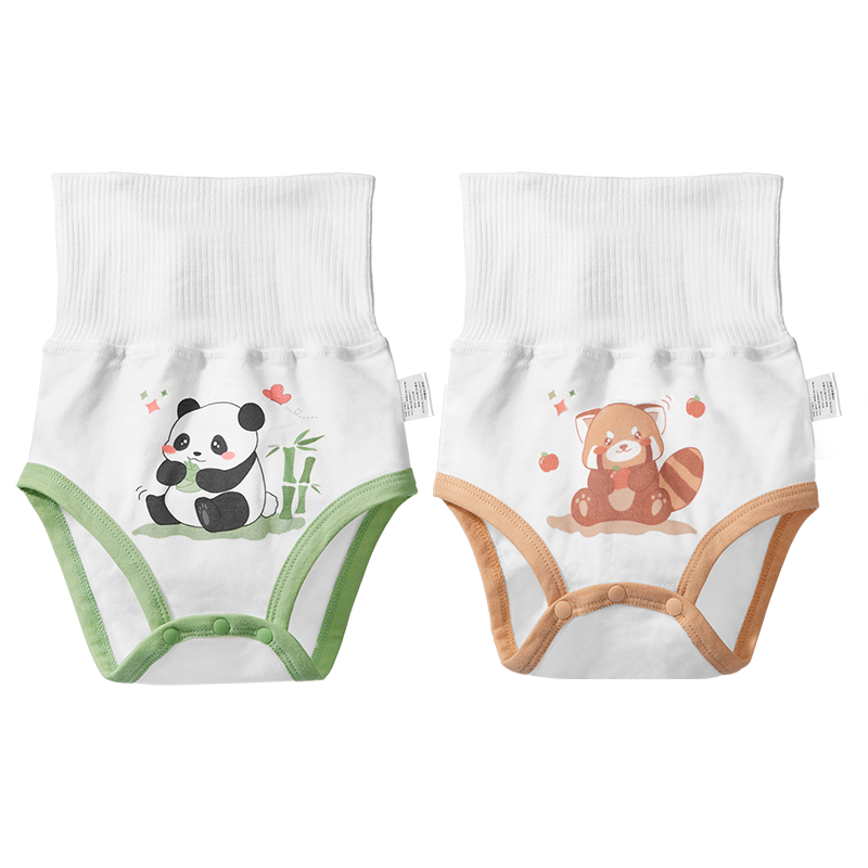 Beiboshi Babybox High-Waist Belly Band for Newborns, Baby Navel Protector, Belly Cover to Prevent Chills, Warm Cotton Material