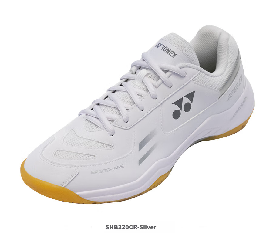 YONEX Badminton Shoes for Men And Women, Ultra-Light Breathable Shock-Absorbing Sports Shoes SHB220CR Beige Size 36 15