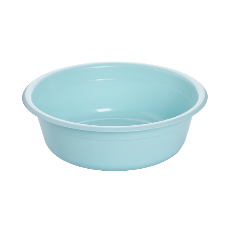 CHAHUA Plastic Basin, 33cm Large Size, for Washing Face, Clothes, Underwear, Children's Feet, Household Cleaning And General Use