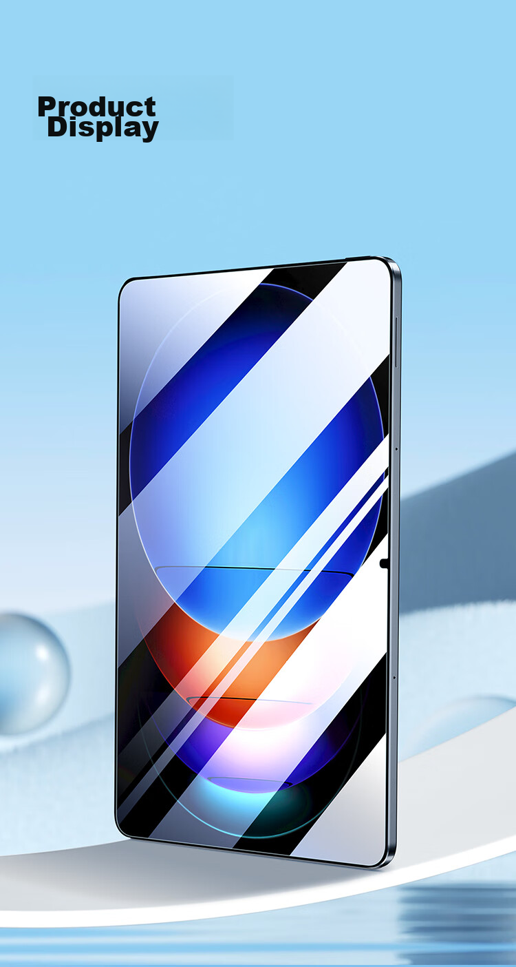 BIAZE High Definition Tempered Glass Screen Protector for Xiaomi Pad 7S Pro/6S Pro/9Pro, Compatible with Xiaomi Tablets 12.4/12.5 Inch Protective Film PM224-High Definitio 11