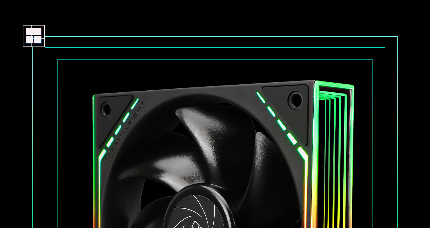 Thermalright TL-M12, 12cm Fan, 1500 RPM PWM, S-FDB Bearing, Color-Changing Frame, 12cm Case Fa 2