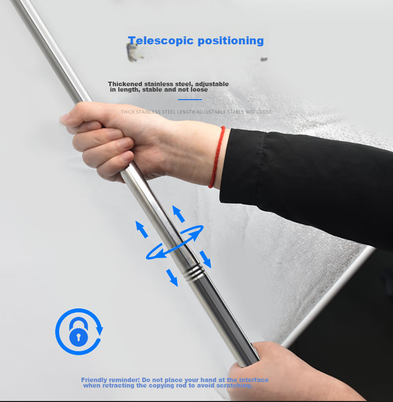 Grsaed Fishing Landing Net, 2.1 Meters Thickened Stainless Steel Extendable Landing Net Pole, Fish Scoop Net, Landing Net Head, Landing Net Rod Set 8