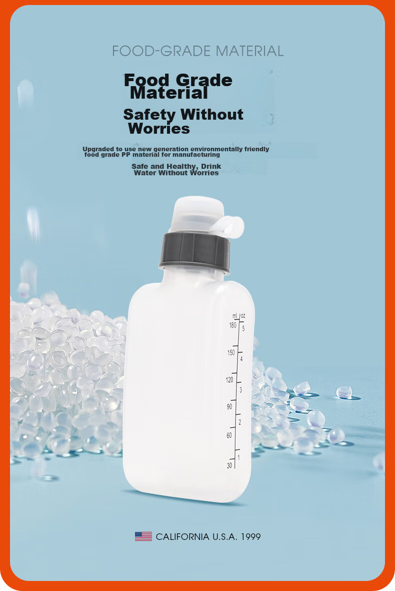 TFO Fifth Generation Outdoor Water Bottle, Multifunctional Cup for Cycling, Water Bottle 9502412, White, 190ML 7