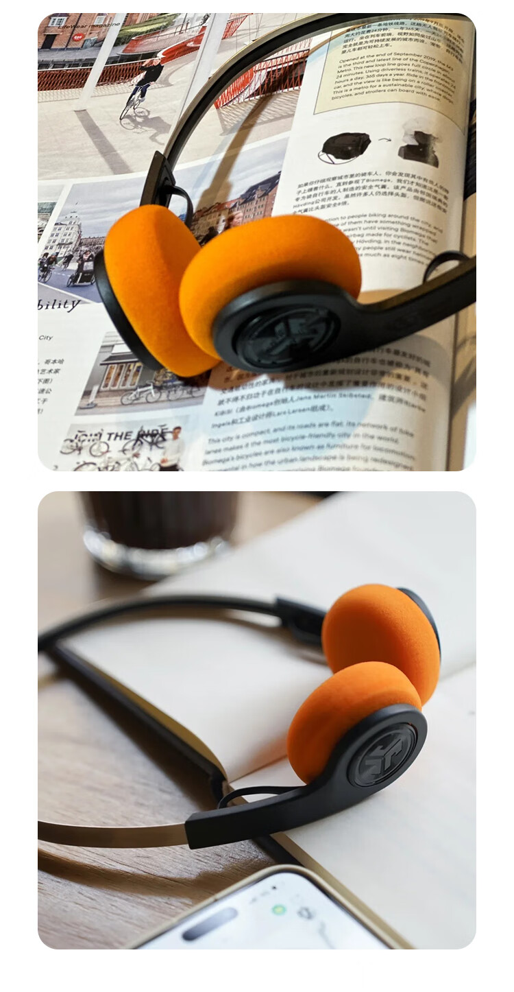 JLab Rewind 2 Retro Over-Ear Headphones Stylish Digital Lightweight Compact High-Quality Wireless Bluetooth Music Headset 520 Gift Black 15