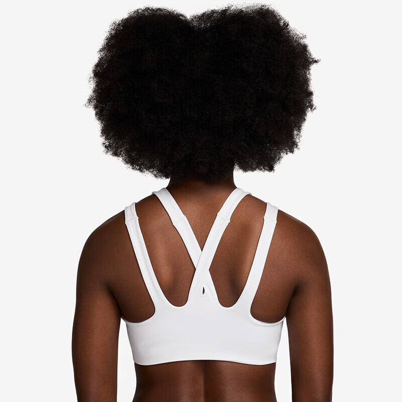 NIKE Women's Spring And Summer Sports Bra, Low Support, Anti-Sagging, FV6271-100 White M