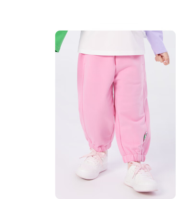 BALABALA Children's Clothing, Boys' Pants, Girls' Trousers, Kids' Sweatpants, Autumn New Style, Toddler Parent-Child Long Pants, Trendy Versatile Comfortable 18
