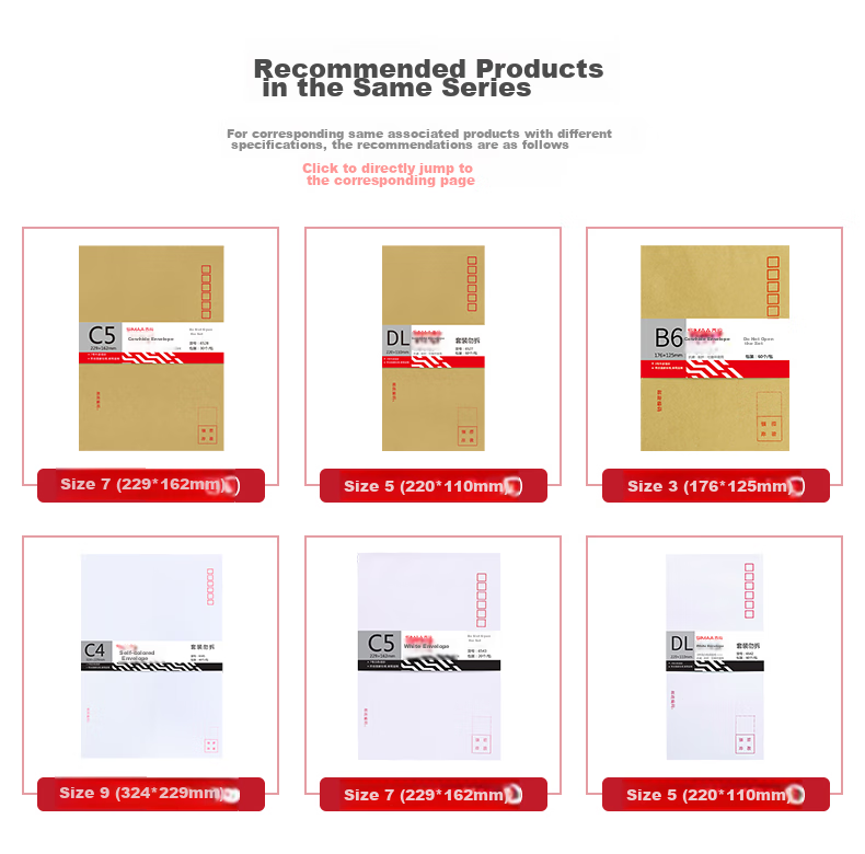 SIMAA 40 Sheets C4-9 A4 Kraft Paper Large Envelopes, 120g Thick Document Folders, Standard Postal Envelopes 324*229mm, Salary Envelopes, Invoice Envelopes, 6526 2