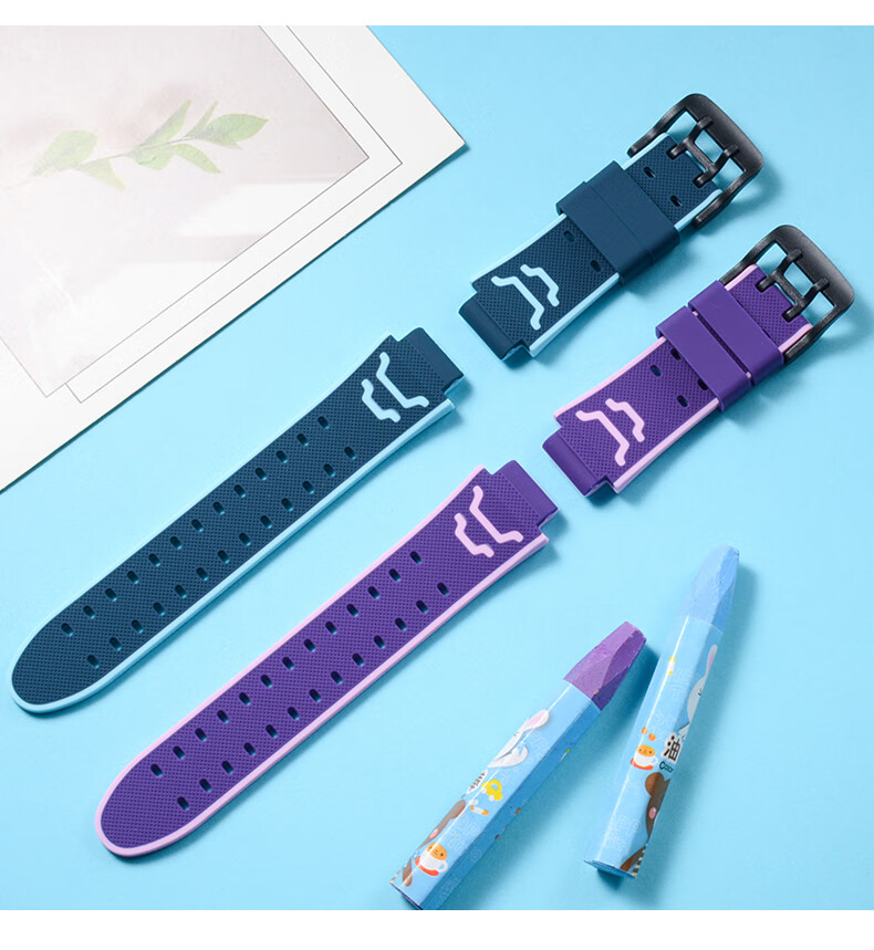 Iboann Suitable for Xiaotianc Z8A Watch Strap, Z11 Watch Strap, Silicone W2307ac, Children's Z10/Z9/z7s/z6apro Student Q5/N3/U5/D3/Q1A Watch Strap 15