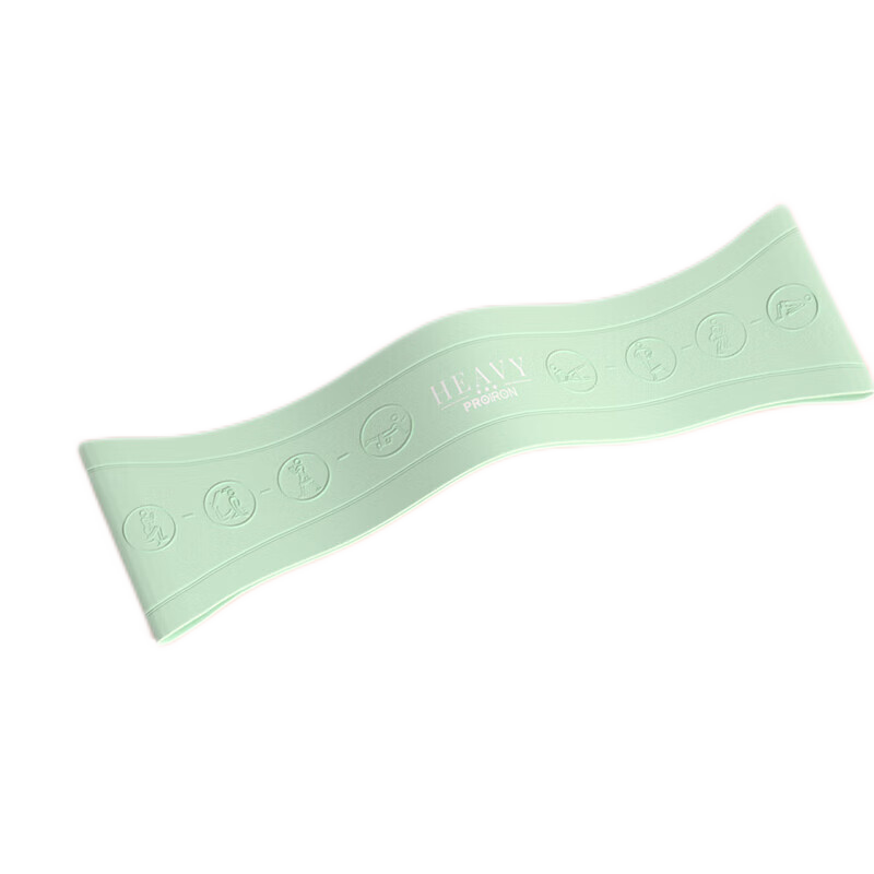 PROIRON Puli'ai Elastic Band, Silicone Elastic Loop Resistance Band, Yoga Elastic Band Fitness Elastic Ring, Green 35-40LB