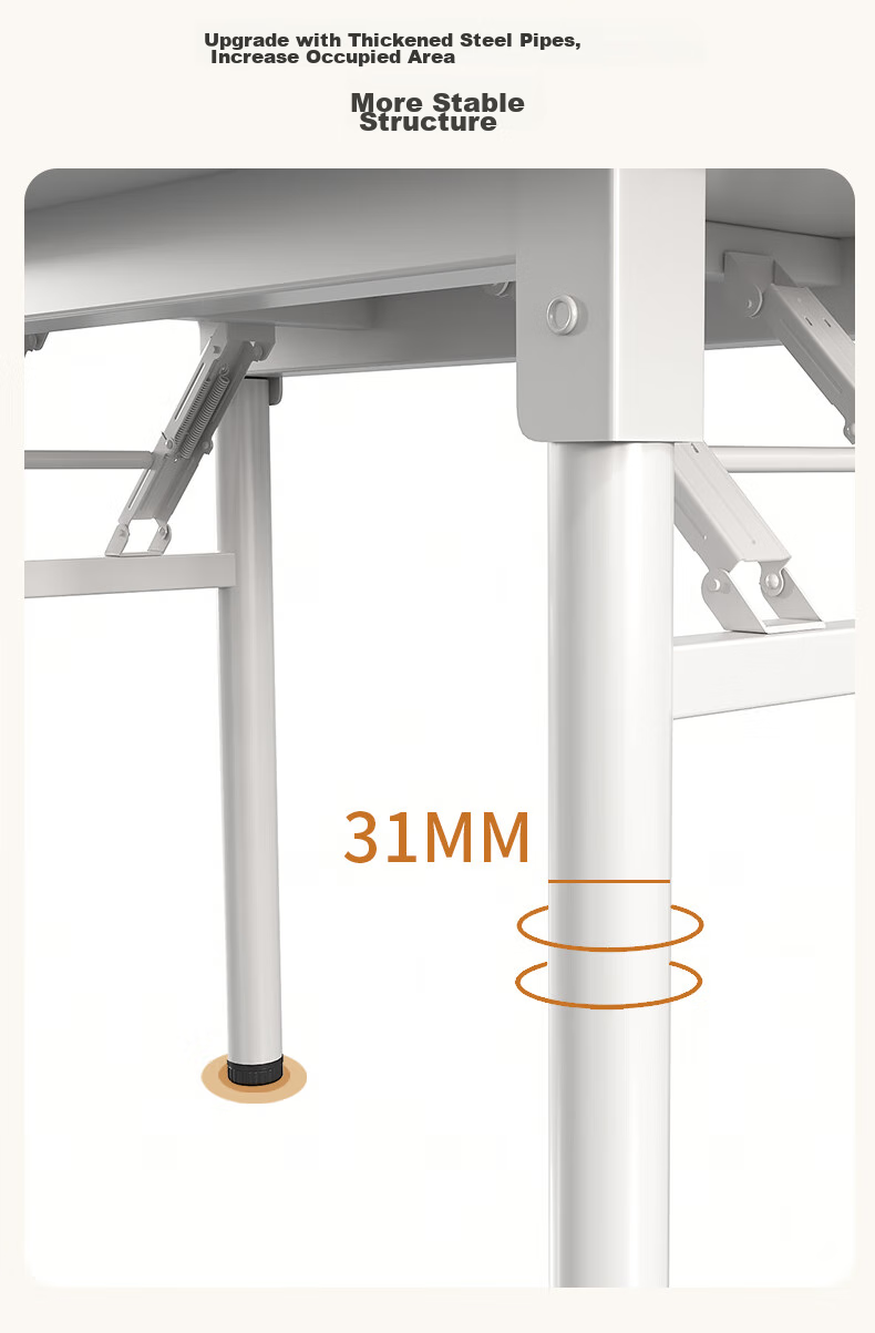Chibailun Folding Table Computer Desk Home Bedroom Study Writing Desk Simple Bedside Desk Dining Table 100*60 5