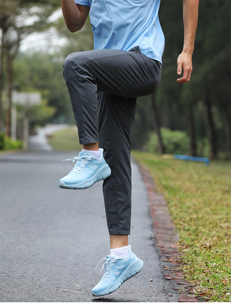 Bmai Men's Running Sports Fitness Training Long Pants Spring Summer High Elastic Lightweight Quick-Dry Racing Training Pants 19