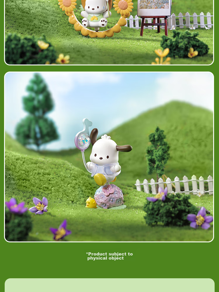 MINISO My Melody Blind Box Figurine, Tea Party Secret Garden, Collectible Toy, Birthday Gift, Single Box 9