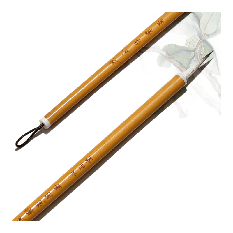 Liupintang Professional Calligraphy Brush for Beginners, Essential for Song Huizong's Zhao Ji, Suitable for Wolf Hair, Purple Hair, And Mixed Hair, Specialized for Practice Writing And Line Drawing, Soft Brush [Purple Wolf Mixed Hair]