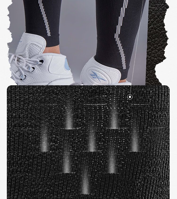 Reebok Calf Sleeves for Men And Women, Sports Leg Guards for Running, Knee Pads, Basketball And Soccer, Elastic Compression Support Gear, Cycling, Gray, Size L 9