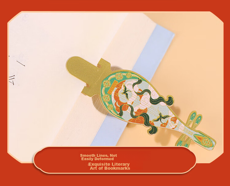 TaTanice Ancient Chinese Style Dunhuang Fairy Tale Bookmark, Graduation Season Gift, Birthday Present, Sticky Note Book Clip, Reading Card, Back-To And Graduation Gift 9