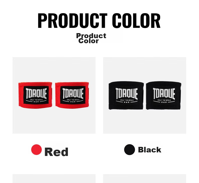 TORQUE Boxing Hand Wraps, Sports Boxing Bandages, Hand Protection for Fighting And Punching Bags, Black, 5 Meters 9