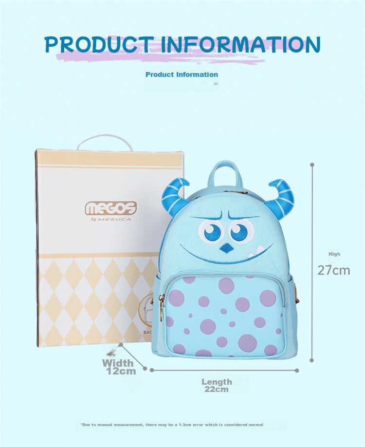 Disney Women's Handbag, Backpack for Girls, Multifunctional Fashionable Teen Backpack, Birthday Gift Box Set 59