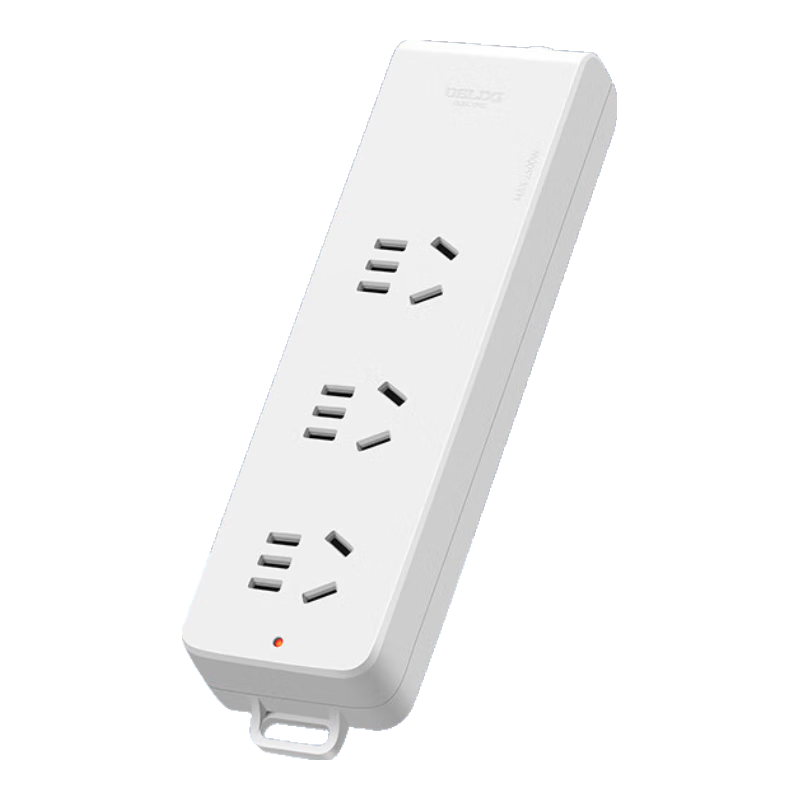 DELIXI National Standard Socket/power Strip/outlet Strip/power Bar/extension Cord, 3 Outlets with No Control Switches, Wireless Power Strip