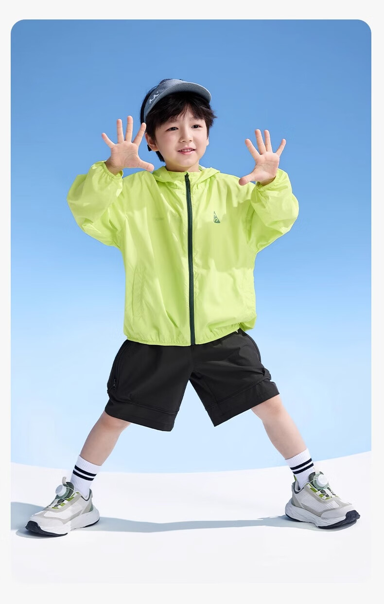 Zuoxi Boys' Sun Protection Clothing, Outdoor Children's Summer Sun Protection Thin Jacket, 2026 New Style Skin Coat, Blue, Size 110 25