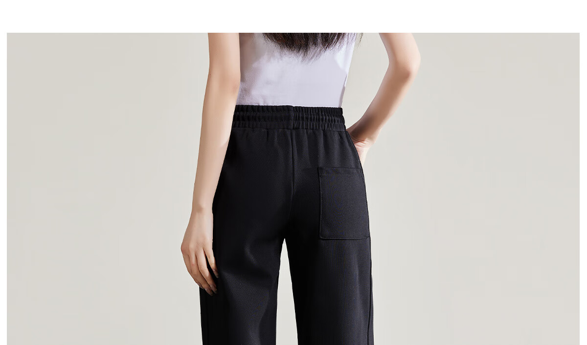 Halo Queen Women's Joggers with Elastic Waistband And Drawstring, Casual Pants for Spring And Autumn, Loose-Fitting Slimming Sweatpants H13QR1953 40