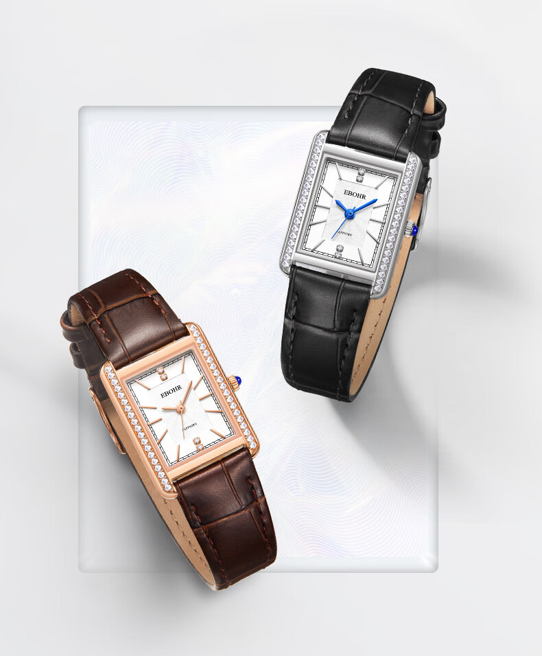 EBOHR Women's Watch, Kana Series Retro Small Square Watch, Birthday And Valentine's Day Gift, Quartz Women's Watch 51711446 6