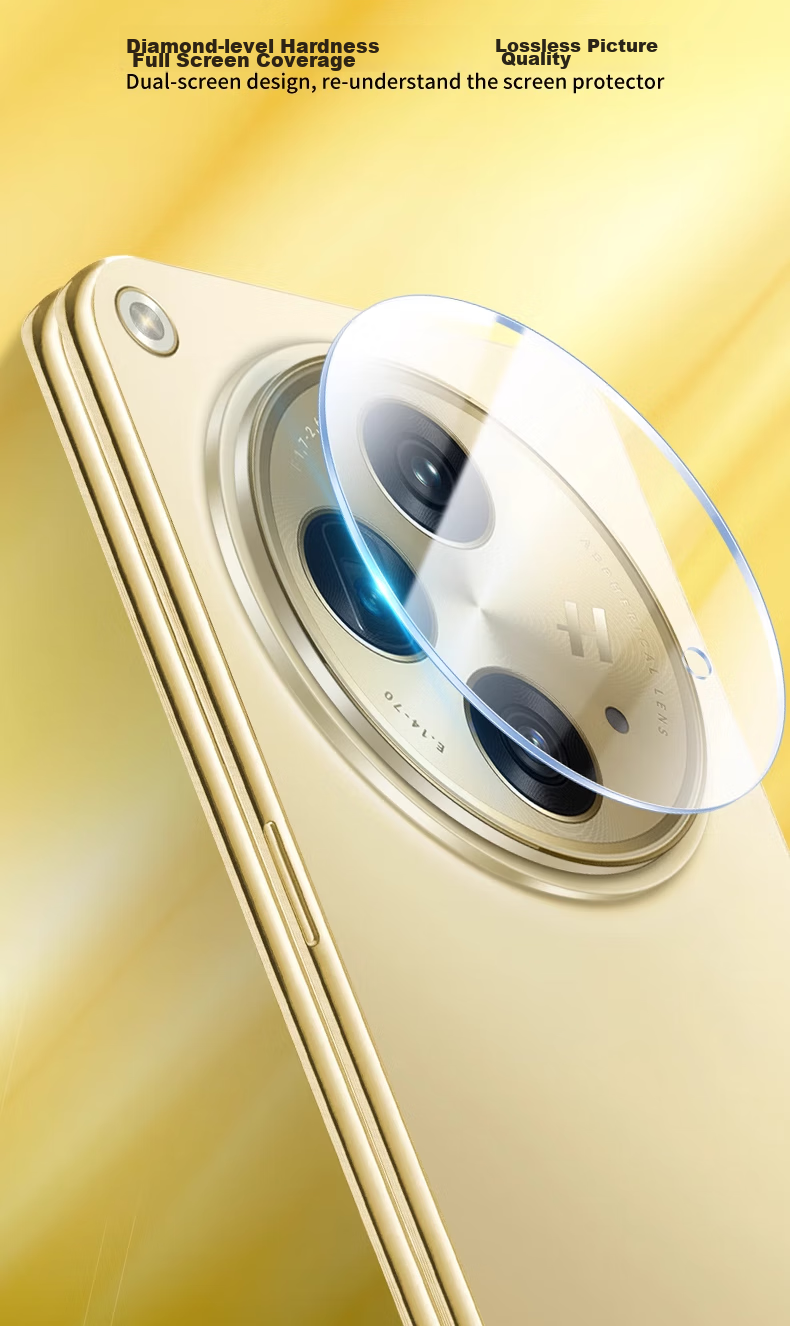ESCASE Find N5 Rear Camera Lens Protector, High-Definition Full Glass Ultra-Thin Anti-Drop Scratch-Resistant Tempered Glass Film for OPPO Find N5 1