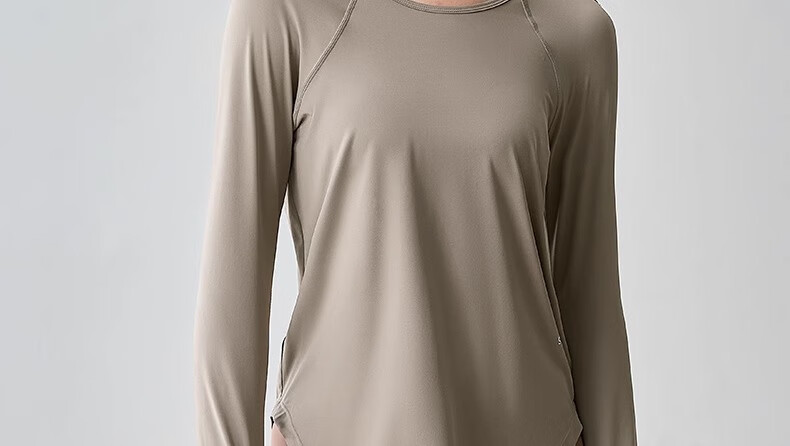 Gigt Women's Long-Sleeve Sports T-Shirt, Yoga Top, Slim-Fit Workout Shirt, Running Training Wear, Quick-Dry Tee 2