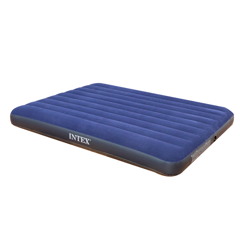 INTEX Double Extra Large Air Mattress Inflatable Bed for Home Nap Car Outdoor Tent Pad 64758N