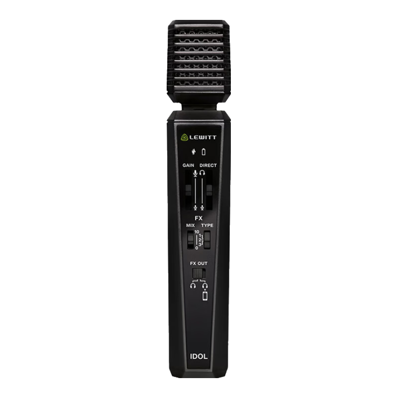 LEWITT IDOL Condenser Microphone Live Streaming Sound Card Kit for Mobile Phones And Computers, Singing And Karaoke Dedicated, All-In Karaoke Recording Microphone with Built-In Sound Card