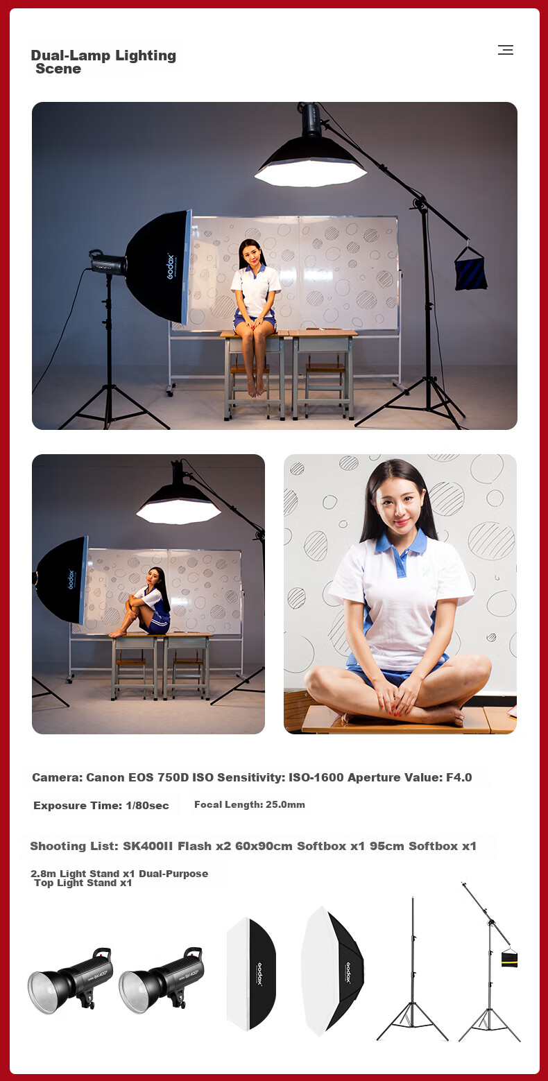 Godox 120cm Octagonal Softbox, Live Streaming Video Beauty Softbox, Photography Studio Shooting Fill Light, Soft Light Dome, Baorong Mouth 14