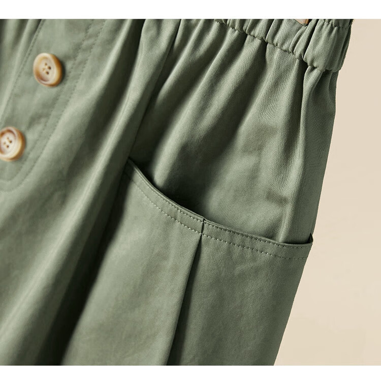 Tachi Loose Skirt, 2026 Spring New Women's Fashion, Elastic Waist, Large Pockets, Mid-Length Skirt 18