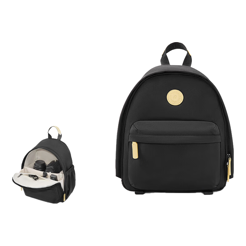 CWATCUN Kaideng Backpack Camera Bag, Casual Retro Commuter Photography Bag for Women, One Camera And Lens Compartment, Detachable Photography Bag
