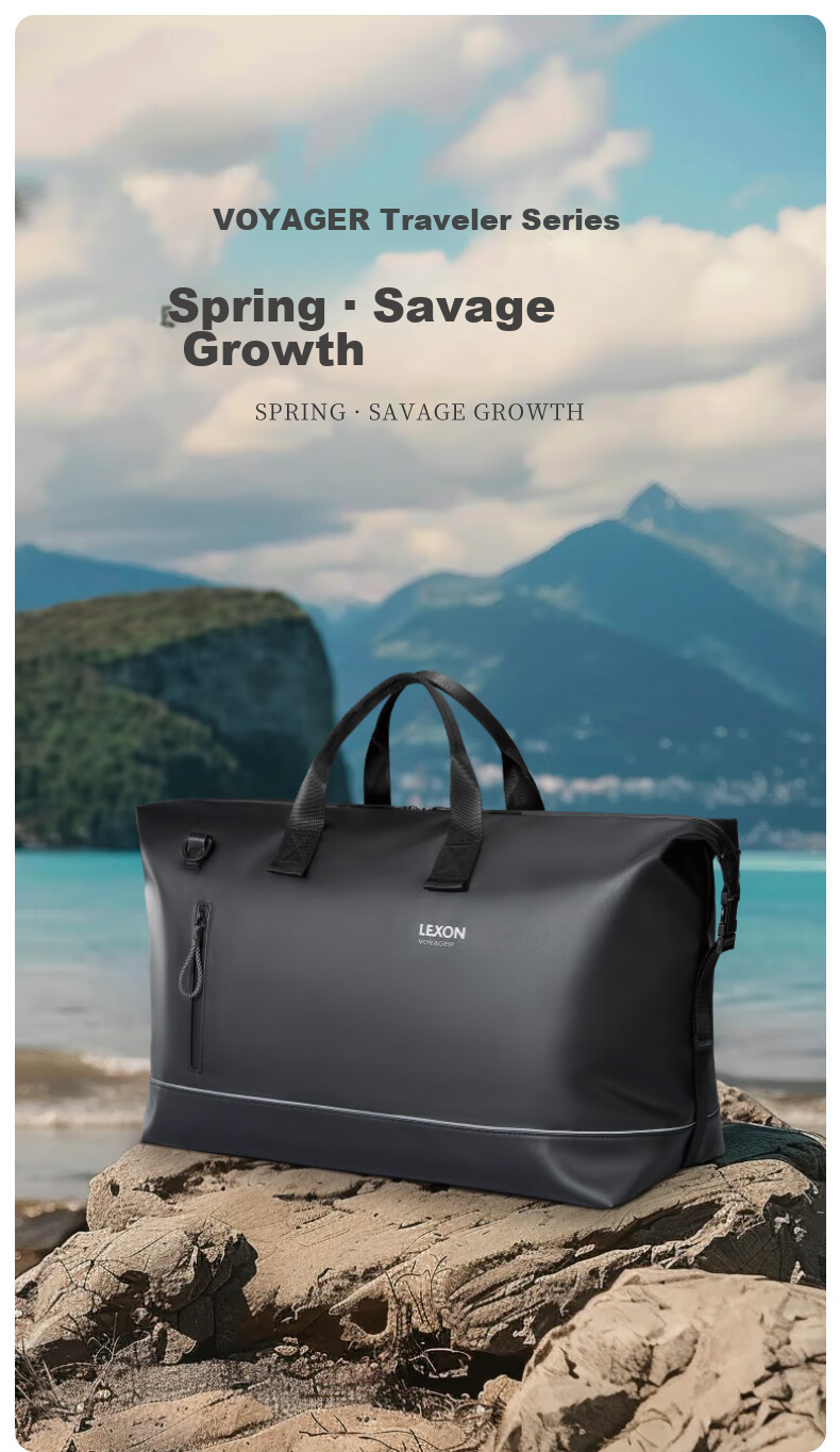 LEXON LEXON Travel Bag, Men's Handbag, Luggage Bag, Gym Bag, Large Capacity Business Travel Bag 3