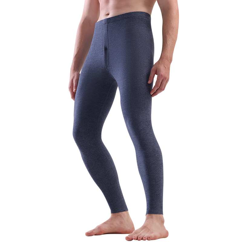 MiiOW [Acetate Goose down Cashmere Silk] German Velvet Thermal Underwear Men's Warm Pants Autumn Thick Cotton Trousers Men's Thermal Underwear