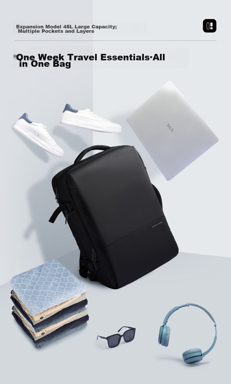 MARK RYDEN Men's Backpack, Business Commute Laptop Bag, Travel Leisure MR9822 2