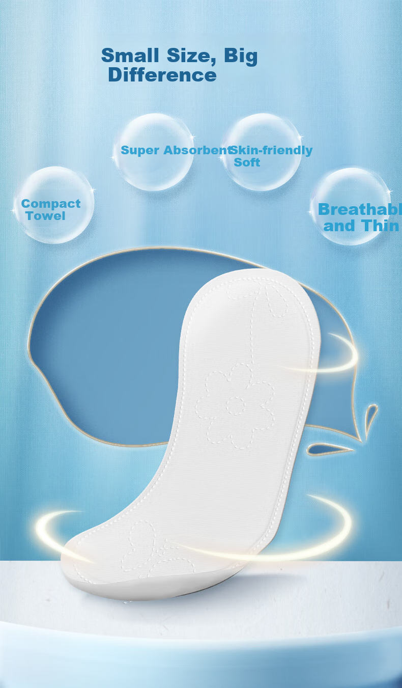 Beishute Cotton Soft Unscented Panty Liners, 155mm, 20 Pieces*3 Boxes, Sold by JD, Menstrual Pads 5