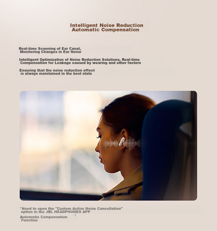 JBL TOUR PRO3 Business Cabin 3rd Generation [Wang Chulin's Choice], Wireless Bluetooth Earphones, Smart Touch Screen, Active Noise Cancellation, In-Ear Style, Compatible with Apple And Huawei, Dazzling Ice Latte 7
