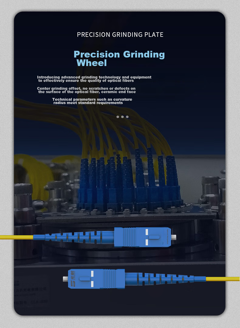 Guanghang Telecom-Grade Fiber Optic Patch Cable LC-LC Single-Mode Dual-Core 3-Meter Indoor Fiber Optic Cable, Low Smoke Zero Halogen Environmentally Friendly Outer Sheath, Transceiver Pigtail GH-LL03 8