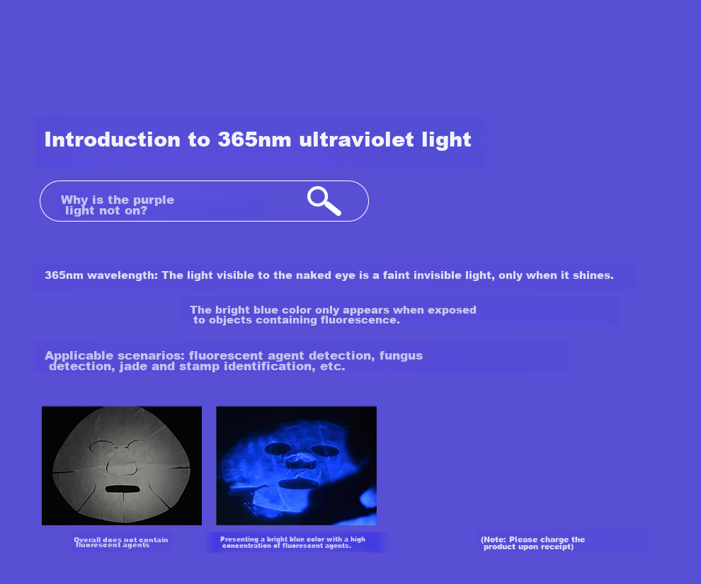 MOTIE Jade Flashlight with 365nm UV Light, High Brightness for Viewing Antiques And Jade, Professional Jewelry Appraisal Tool, Four-Light Source Lamp S62 1